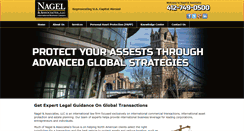 Desktop Screenshot of nagellaw.com