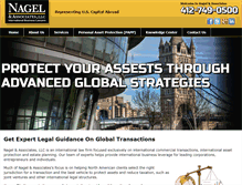 Tablet Screenshot of nagellaw.com